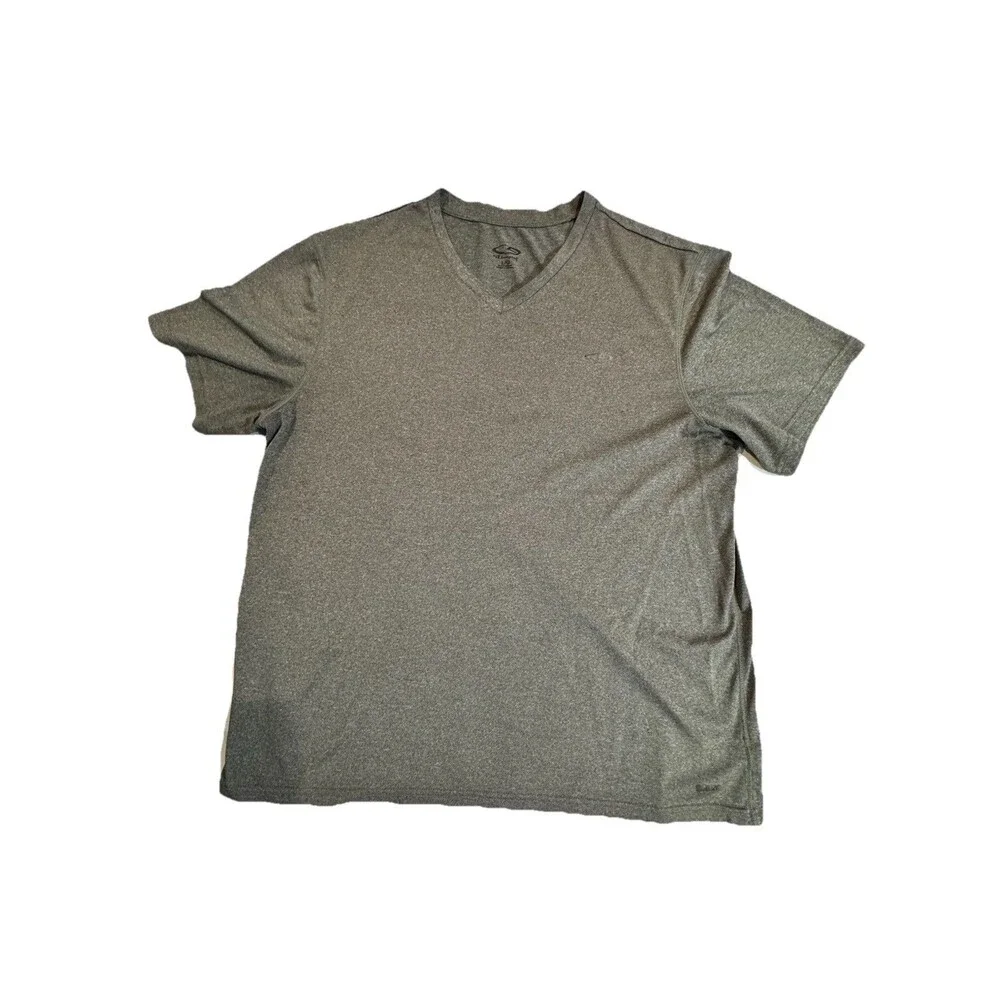 Lot of 4 Men's V-Neck T-Shirts Under Armour Banana Republic C9 Hanes L XL M